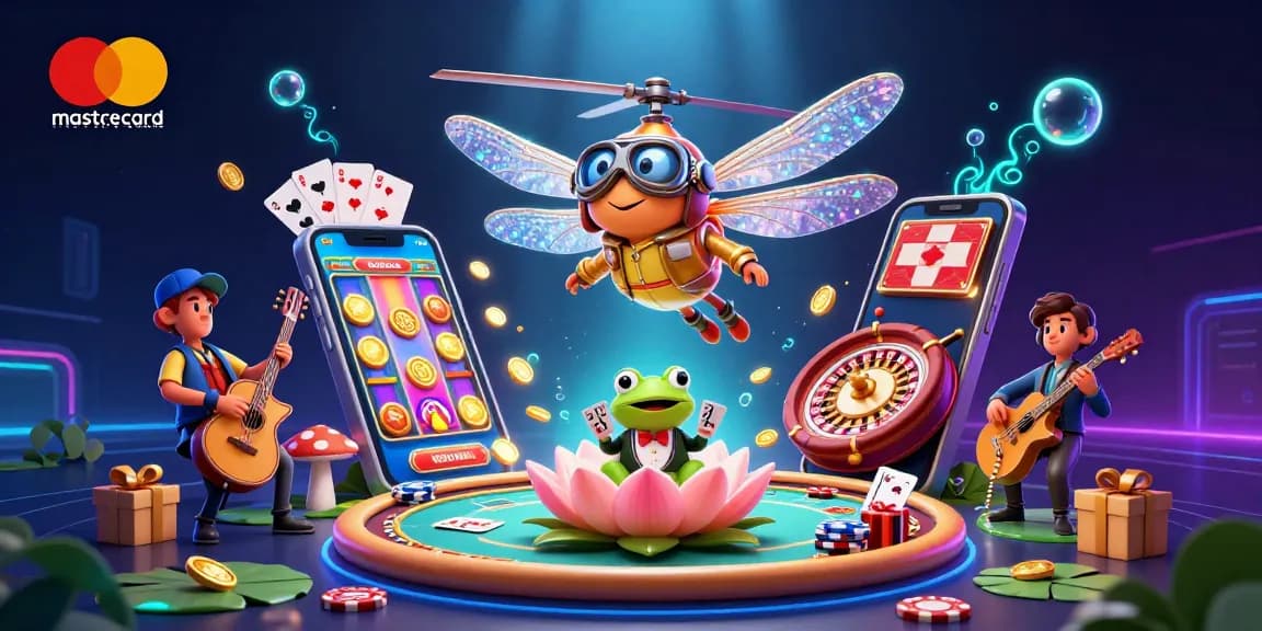 Unleash fun at mastercard credit card casinos with a dragonfly pilot, frog croupier, and jazz musicians.