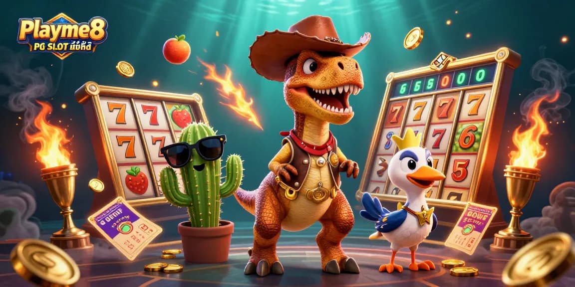เล่น Playme8 สล็อต PG SLOT มือถือ พร้อมลุ้นแจ็คพ็อตในคาสิโนออนไลน์สุดมันส์