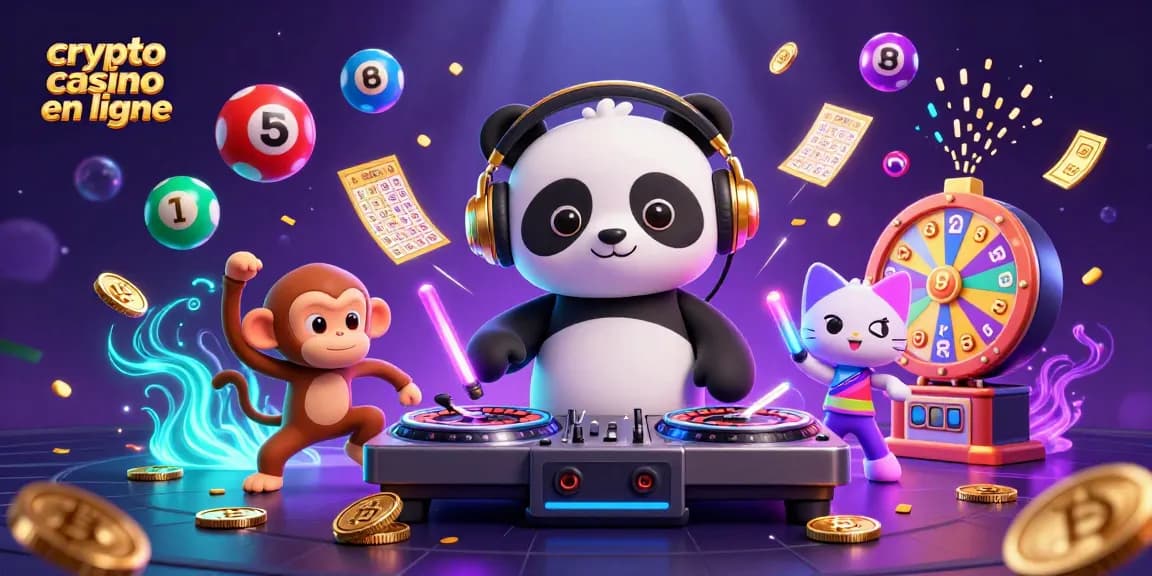 Play exciting games at crypto casino en ligne with vibrant 3D characters and dynamic gambling elements.