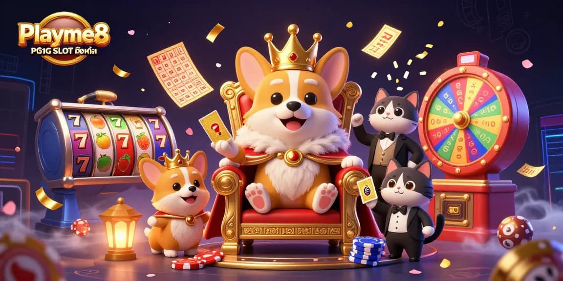 เล่น Playme8 สล็อต PG SLOT มือถือ กับการ์ตูนคาสิโนที่น่าตื่นเต้น