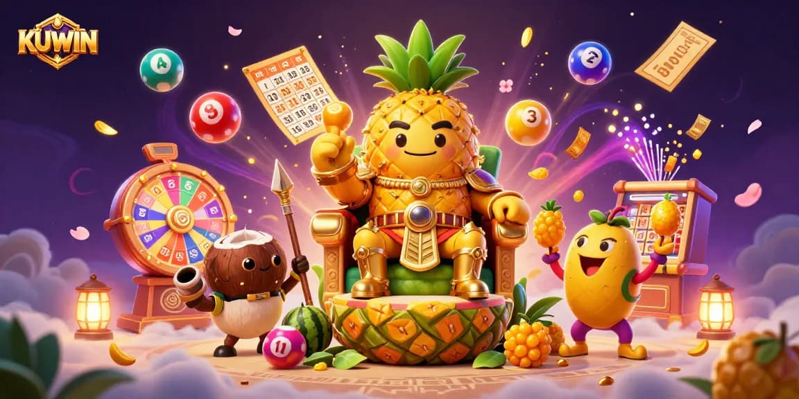KUWIN offers an exciting gaming experience with vibrant lottery elements and a lively casino atmosphere.