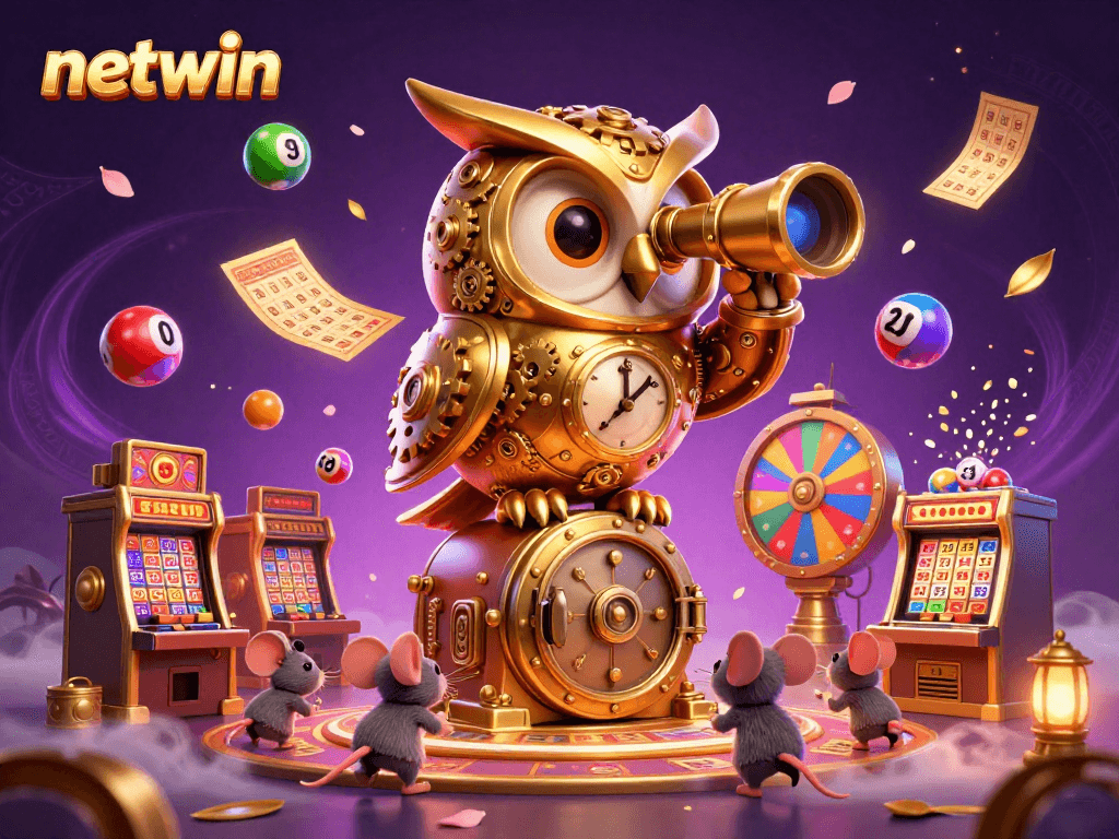 Experience netwin gaming excitement with our vibrant casino-themed artwork, showcasing thrilling slot machines.