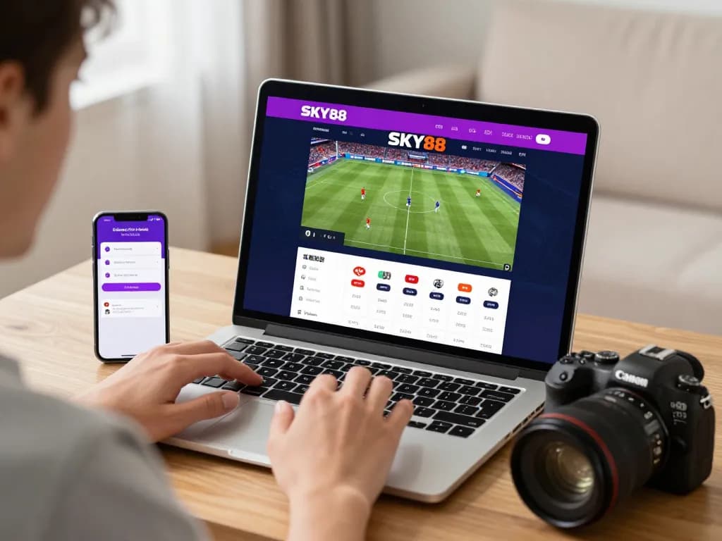 Engaging user experience on SKY88 sports betting platform with live match stats