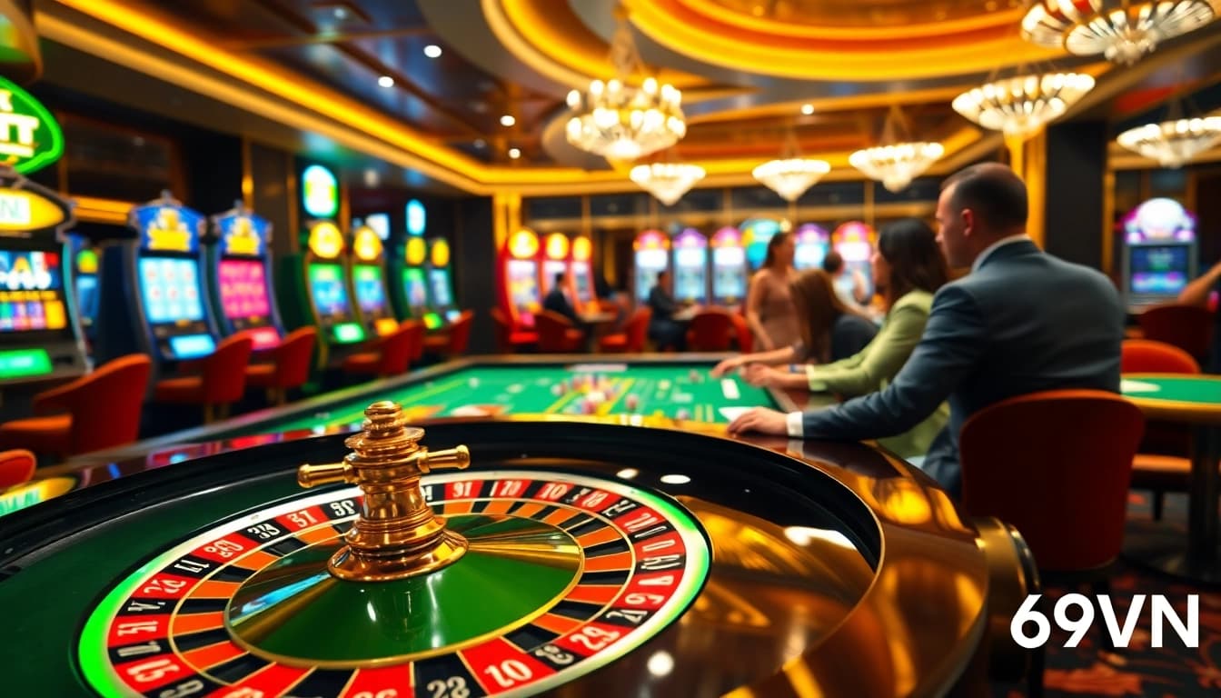Experience thrilling gameplay at 69VN with exciting casino tables filled with action.