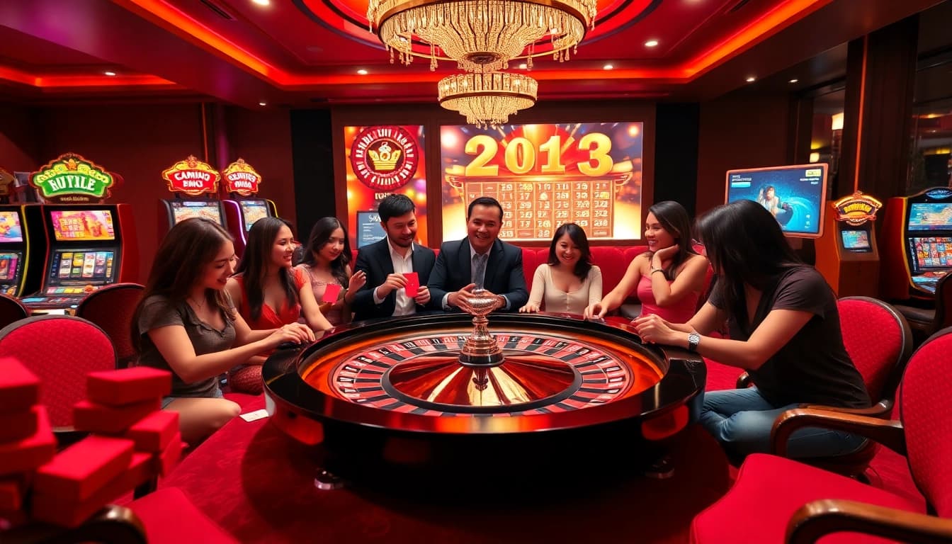 Experience the excitement of RR88 mov at a vibrant casino table with engaging players and thrilling games.