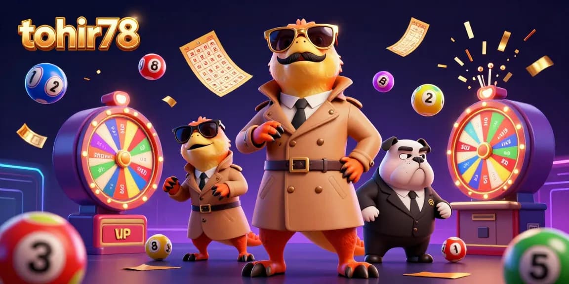 Permainan slot gacor di tohir78 dengan atribut menarik dan menampilkan karakter lucu di kasino.
