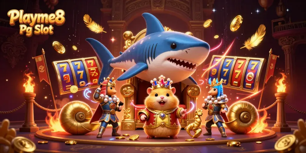 เล่นเกม Playme8 Pg Slot กับภาพการต่อสู้ที่น่าตื่นเต้นและสัญลักษณ์แจ็คพอตที่น่าสนใจ