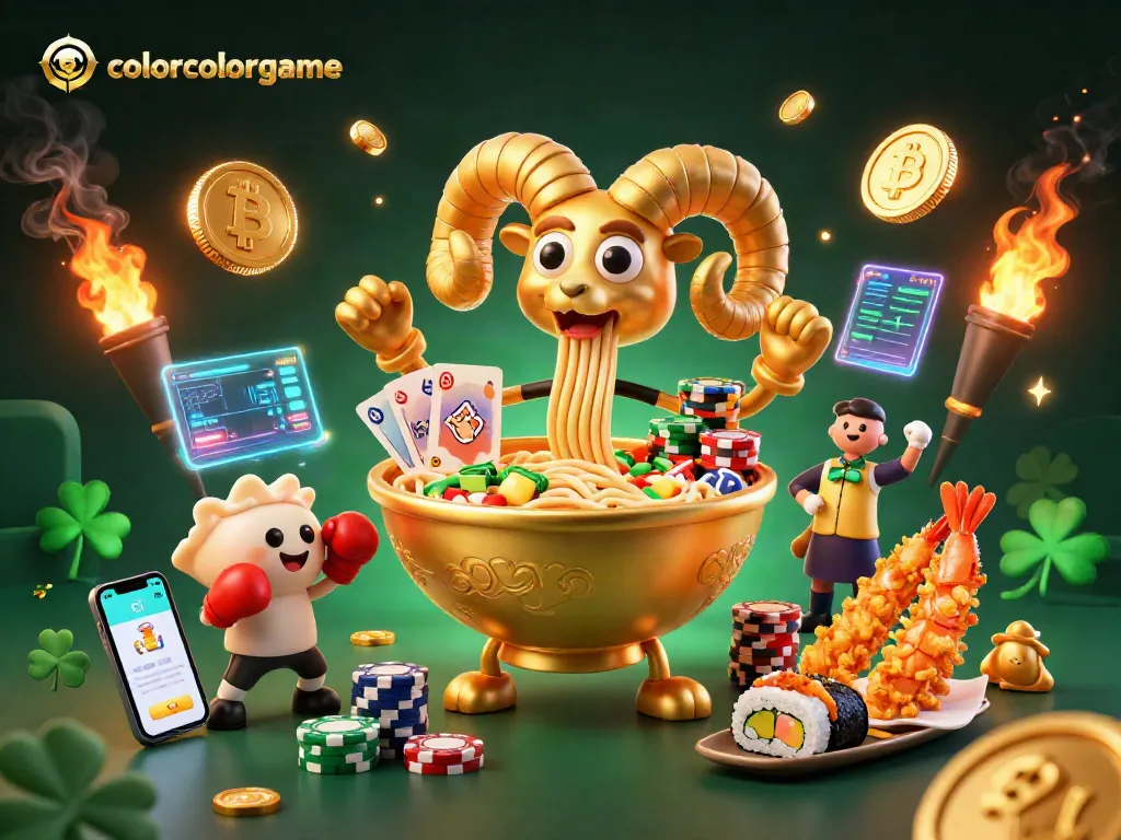 Experience the excitement of colorcolorgame with a vibrant casino-themed illustration.