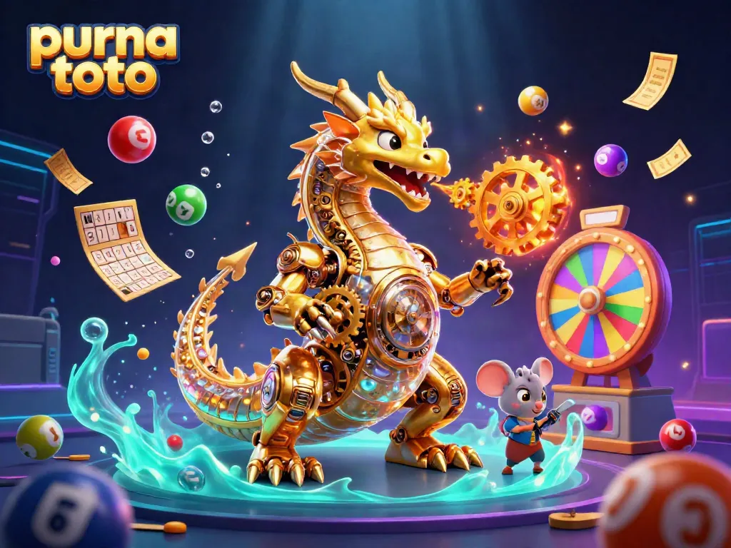 Menangkan hadiah besar di purna toto dengan elemen menarik dari slot dan bingo dalam ilustrasi yang penuh warna.