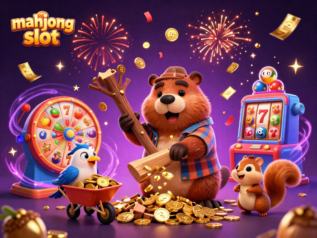 Experience the excitement of the mahjong slot with vibrant characters and dynamic casino elements in action.