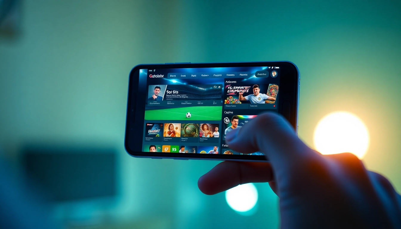 Ga6789 mobile app interface showcasing online entertainment features and user-friendly design.