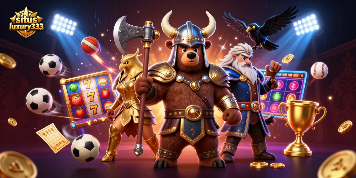 Situs luxury333 menghadirkan kombinasi berani antara beruang Viking dan elang Valkyrie di dunia perjudian yang kaya