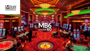 Players enjoying dynamic games at MB66 casino, featuring tables, slots, and an inviting atmosphere.