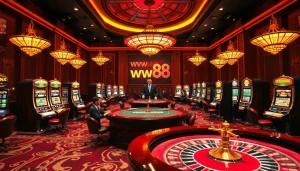 Experience the excitement of gambling at ww88 with vibrant casino tables and thrilling games.