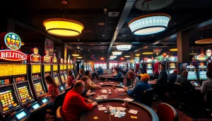 在優塔娛樂城的博彩區域，玩家享受刺激的賭博體驗。