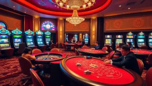 Engaging players enjoying baccarat at C168's luxurious casino.