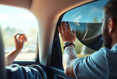 Enhancing vehicle aesthetics with window tint Chattanooga installation by a professional.