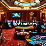 Exciting gameplay at amanahtoto featuring vibrant slots and casino elements.