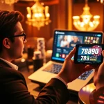 Engaging 789win online casino scene with poker chips and gaming interface.