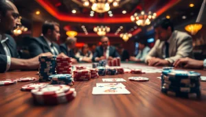 Memenangkan permainan inultogel dengan suasana penuh fokus di meja poker.
