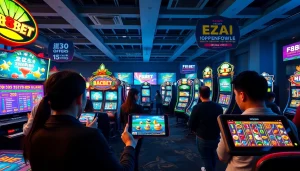 Interactive online gaming experience on F8BET platform showcasing diverse games and promotions.