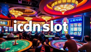 Play exciting games at idn slot with vibrant slot machines and engaging atmosphere.