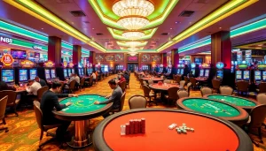 Experience thrilling gameplay at dn88 com with vibrant casino tables and exciting slot machines.