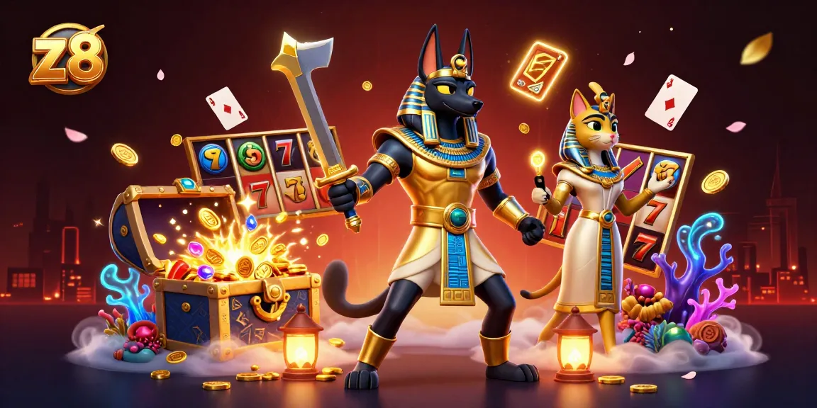 เล่นเกมสล็อต z8 พร้อมแจ็คพอตแตกง่ายและสัญลักษณ์นำโชคในบรรยากาศคาสิโน